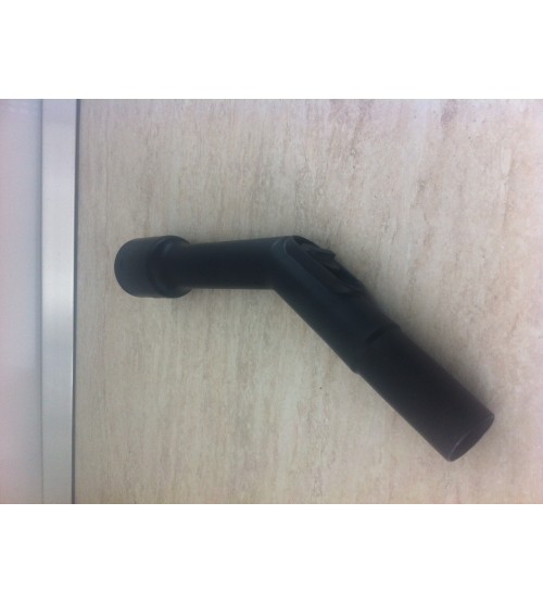Držalo sesalne cevi (za teleskop fi32 mm), PVC črn / ALU