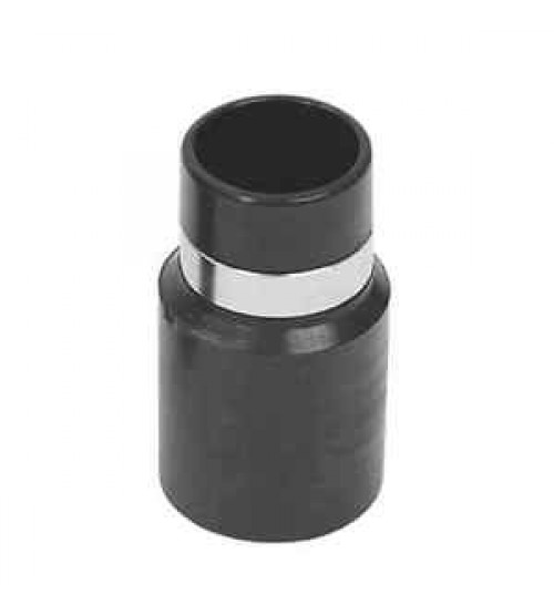 Sesalni vtikač fi32 mm s kontaktom, PVC črn (Screw cuff with metal ring 32mm)